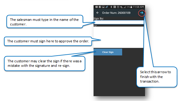 Invoice Details Screen