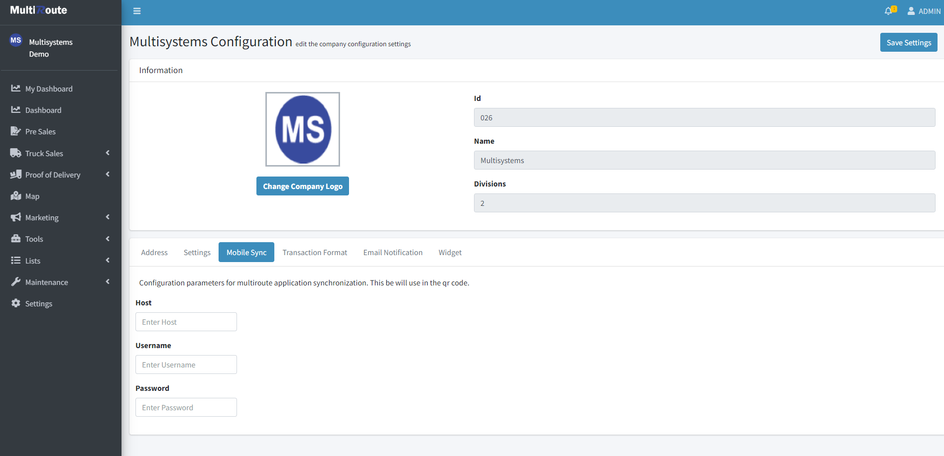 CompanyConfiguration