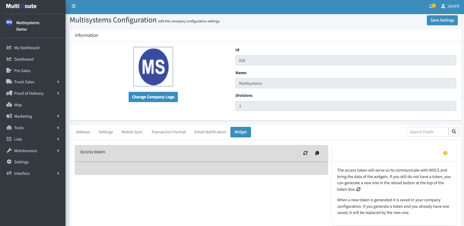 CompanyConfiguration
