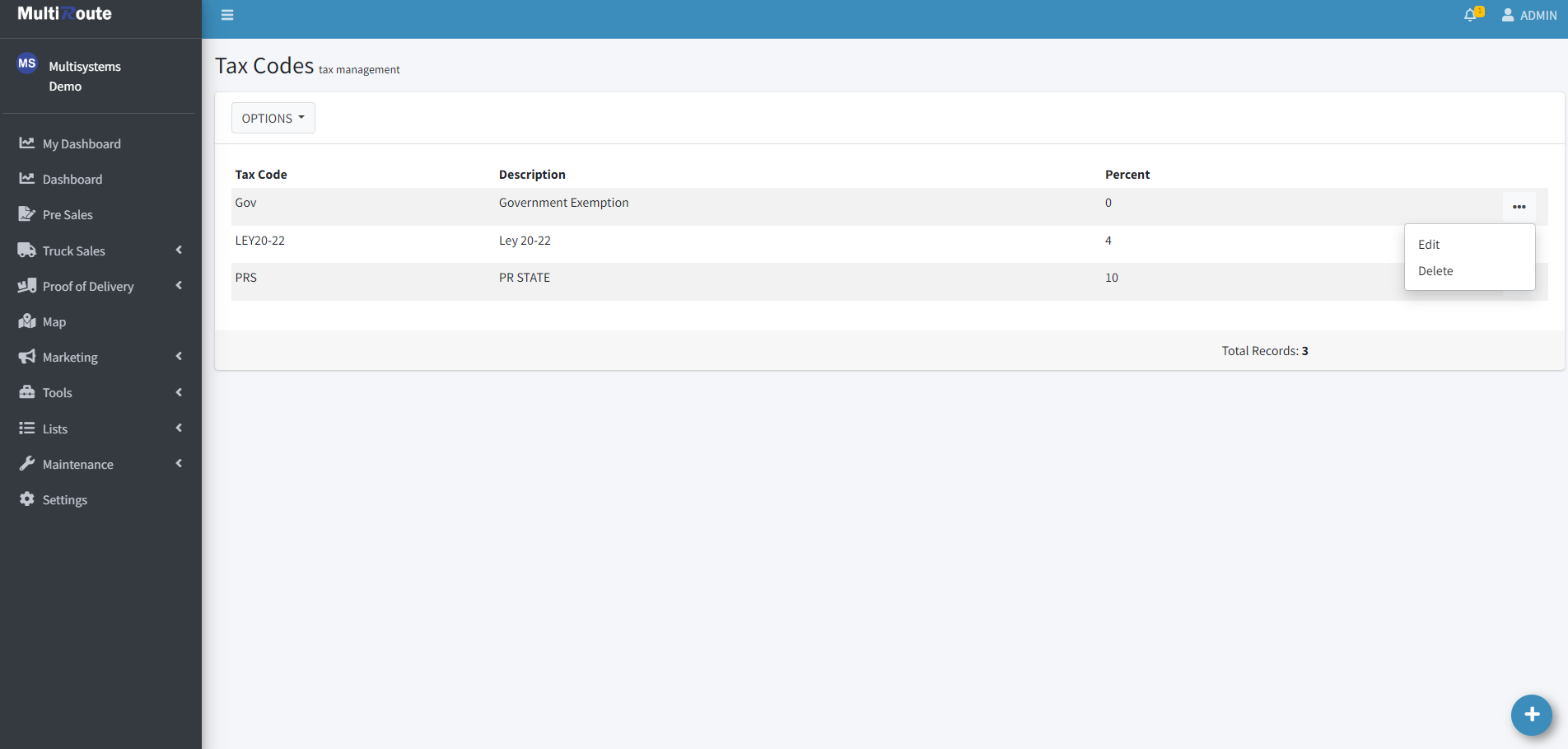 MultireasonCodeMaintenance